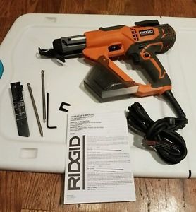 Ridgid 3&#039;&#039; Drywall and Deck Collated Screwdriver Corded - R6791