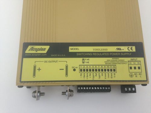 Acopian DC Power Supply Y080lX900