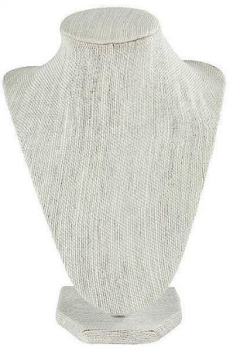 NEW Darice 2025-439 Necklace Stand Display In Linen Finish, 8.5-inch