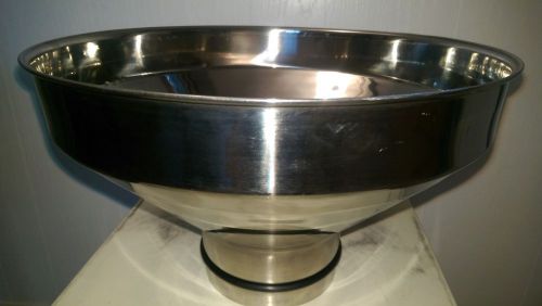 Stainless steel milk strainer with s/s screen - no reserve for sale
