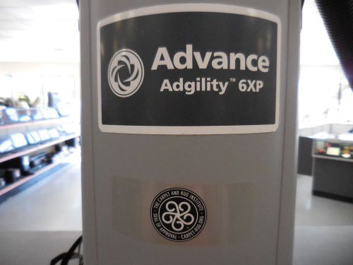 ADVANCE ADGILITY 6XP BACKPACK VACUUM CLEANER - 6 QUART - COMMERCIAL QUALITY!!!