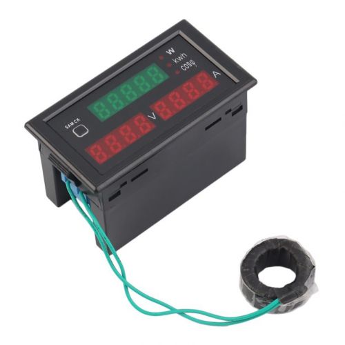 AC80-300V 100A Digital LED Current Voltage Tester Meter Electric Detection FE