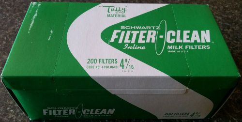 Schwartz Tuffy Milk Filters - 4- 9/ 16 (200)