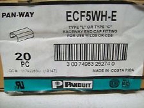 Box of 20 panduit ecf5wh-e for sale