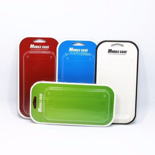 6.5x13cm plastic &amp; paperboard phone case packaging boxes w/ hang hole pack box for sale