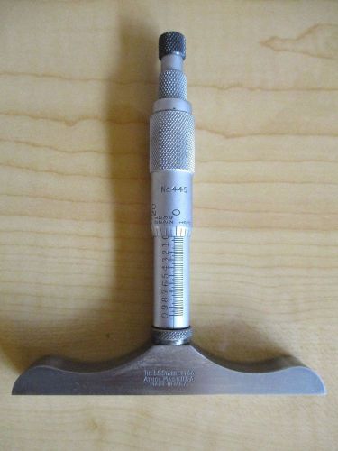 Starrett no. 445 micrometer depth gauge for sale