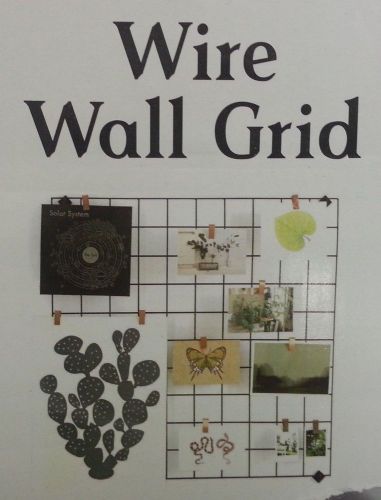 2 sets - 25 x 25&#034; Wire Wall Grid-white