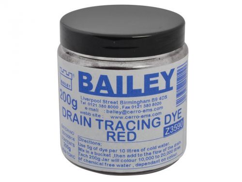 Bailey - 3590 Drain Tracing Dye - Red