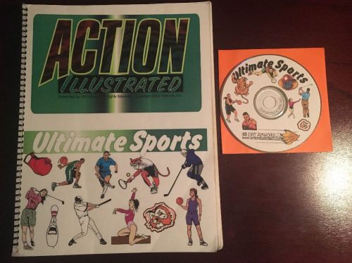 Action Illustrated Ultimate Sports Vector EPS Software &amp; Binder ~ EUC