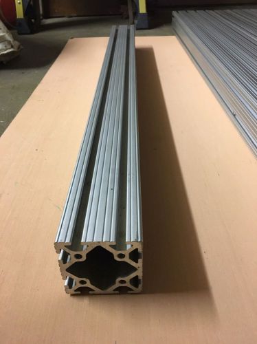 80/20 T Slot Aluminum Extrusion 15 S 3030 x 38 N Used 3&#034; X 3&#034; X 38&#034;