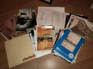 Vintage Lot  of Kitchen Design Plans Brochures Photos,