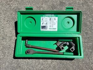 GREENLEE 796 RATCHET CABLE BENDER KIT Works Great FREE SHIPPING