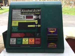 VINTAGE Kero Alcohol Alert Breathalyzer accepts Dollar Bills &amp; Coins #2