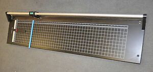 New 48&#034; Hard Steel Manual Rotary Paper Cutter Trimmer,Photo,Poster,Banner,Copper