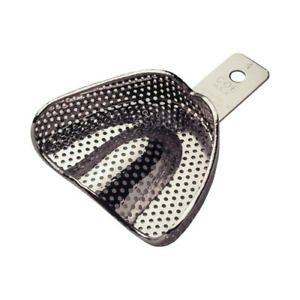 GC 260041 Coe Metal Impression Dental Tray #4 Medium Upper Perforated