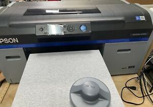 Epson F2100 Direct to Garment DTG Printer Well Maintained With Rolling Cart