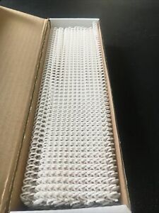 New Box of 100 Trubind White 1/4” Spiral Coils