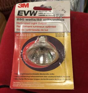 3M EVW HA 6002-R Projection Lamp 250 WATTS 82 VOLTS BRAND NEW