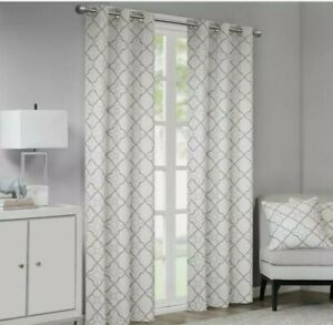 100% Cotton Duck Printed Grommet Window Curtain Set of 2,MP40-5618