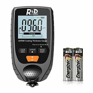Coating Paint Thickness Gauge Paint Mil Thickness GaugeReddragon GM-998 Guage