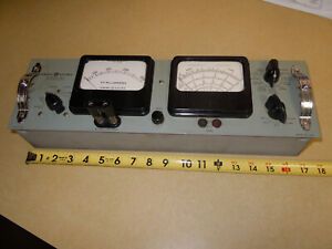 VINTAGE &#034; GENERAL ELECTRIC &#034; METERING UNIT ( MILITARY ? ) - RF MILLIAMPERES  USA