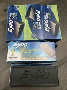 Expo 81505 Dry Erase Board Eraser Soft Pile 5 1/8 W x 1 1/4 H inches (You Get 9)