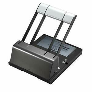 Bostitch Antimicrobial Xtreme Duty Adjustable 2-3 Hole Punch 160 Sheets Silve...