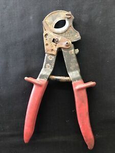 KLEIN Ratcheting Cable Cutter No. 63060 - Made in Japan Free Shipping