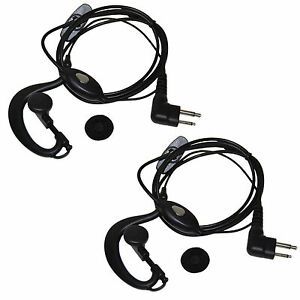 2-Pack Headset PTT Microphone for Motorola ECP-100 EP-450 DTR410 DTR550