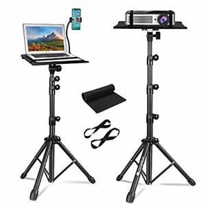 Projector Tripod Stand - Laptop Tripod Adjustable Height 23 to 63 Inch DJ