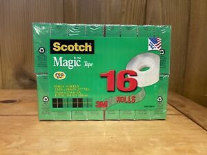 Scotch Magic Tape Value Pack 3/4&#034; x 1000&#034; 1&#034; Core Clear 16/Pack 810K16