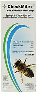 Checkmite + for Control of Varroa Mites and Small Hive Beetles in Honeybee Hives