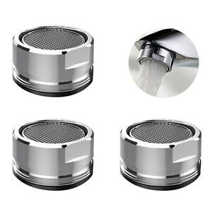 3 Pack Kitchen Faucet Aerator, Faucet Aerators Replacement Parts with Brass S...
