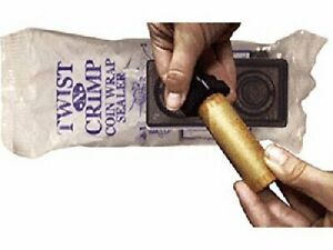 Twist-N-Crimp Coin WRAP Sealer Kraft Brown