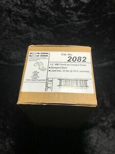 Raco 100 Count 1/2-Inch EMT One Hole Strap #2082
