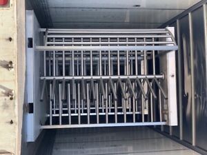 full height turnstile, 30” passage, galvanized, portable,  ready to ship 