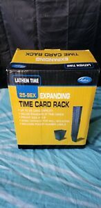 Lathem Time Expandable Time Card Rack, Black 25-9EX