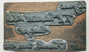 Letterpress Printing Block "ID card Toronto 1933"