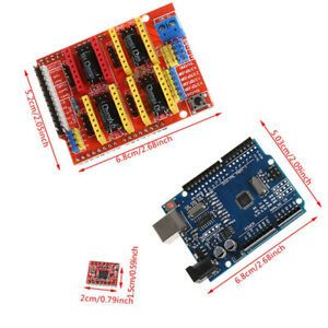 CNC Shield V3 3D Printer A4988 Stepper Motor Driver Expansion Board For Arduino