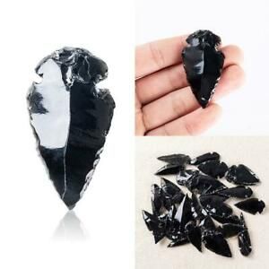 Stunning Obsidian Carved Arrow Head, Specimen. Healing Crystal x1PCS