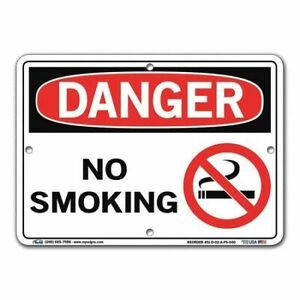 VESTIL SI-D-02-A-PS-040 Sign,Danger,10.5x7.5&#034;,.040,Polystyrene