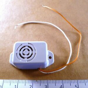 Star SMB-06L 6V/12VBuzzer Alarm Sounder Plastic Case 10cm leads MBA014C