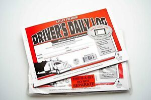 J.J. Keller 8526 701L Duplicate Driver&#039;s Daily Log Book Carbonless (4 pack)