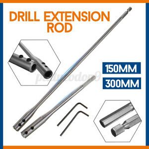 300mm Drill Extension Rod Connecting Rod Quick Changing Hex Shank Tool