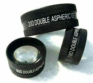Aspherical Lens Combo Pack Set Of Three 20D 90D And 78D Lens Ophthalmology