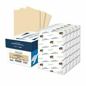 Hammermill Colored Paper 20 lb Tan Printer Paper 11 x 17-5 Ream 2500 Sheets -...