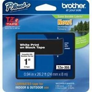 Brother P-touch TZe 1&#034; Laminated Tape Cartridge - BRTTZE355