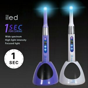 100% CV Dental Curing Light Lamp iLED 1 second Curing 2300mw/c Wireless 1pc
