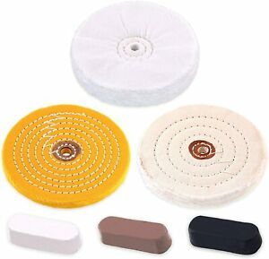 Rustark 6 Piece Polishing Compounds Kit with 3 Assorted Buffing Wheels...