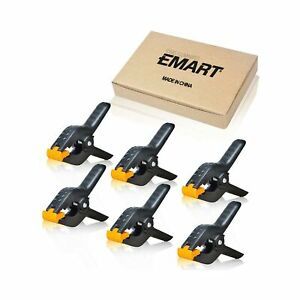 EMART Heavy Duty Muslin Spring Clamps, 4.5 inch Photo Booth Backdrop Clips fo...